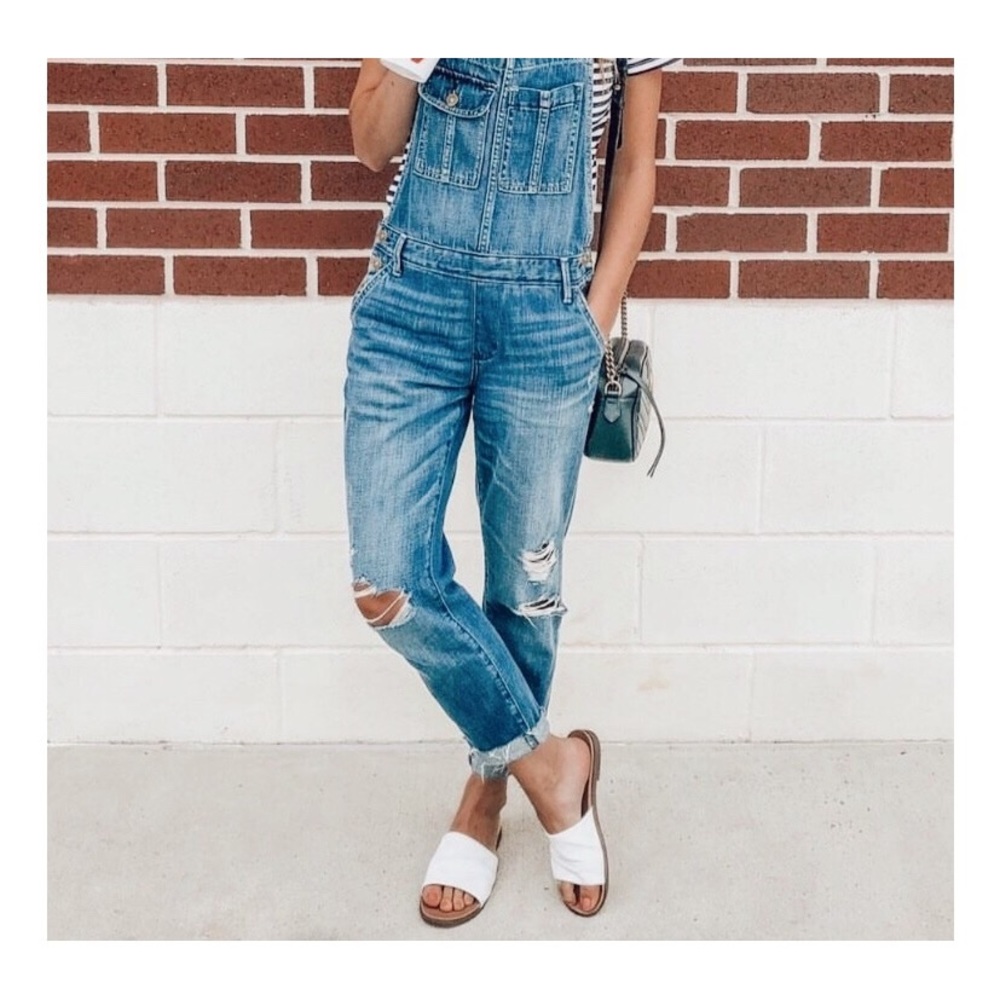 Abercrombie and Fitch boyfriend overalls